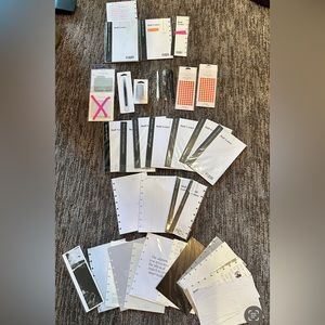 Huge half letter punched 8 disc Cloth & Paper